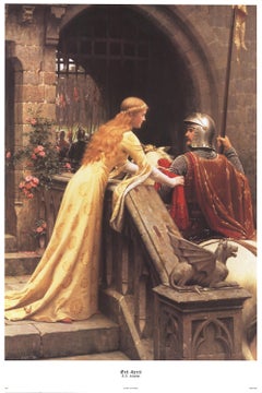 Edmund Blair Leighton 'God Speed' Offset Lithograph