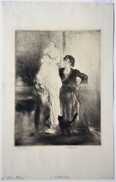 Debajo de las escaleras.