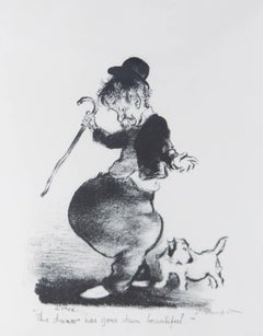 Edmund Blampied (1886-1966) - Mid 20C Lithograph, Dinner Has Gone Down Beautiful