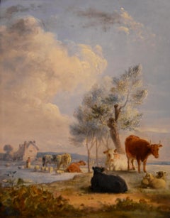 Oil Painting by Edmund Bristow “Pastoral View”
