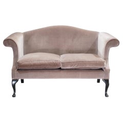 Edmund Burke Velvet Sofa