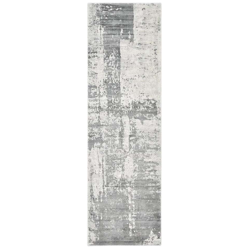 Abstract Viscose Contemporary Handwoven Rug, 8' x 10' For Sale at 1stDibs