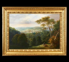 Antique A view of Bath, England