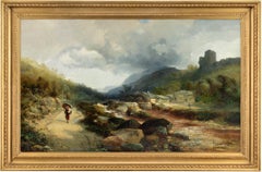 Edmund John Niemann - Pickering, Yorkshire, Landscape Painting, English Oil Painting Antique Pickering, Yorkshire, Landscape Painting, English Oil Painting