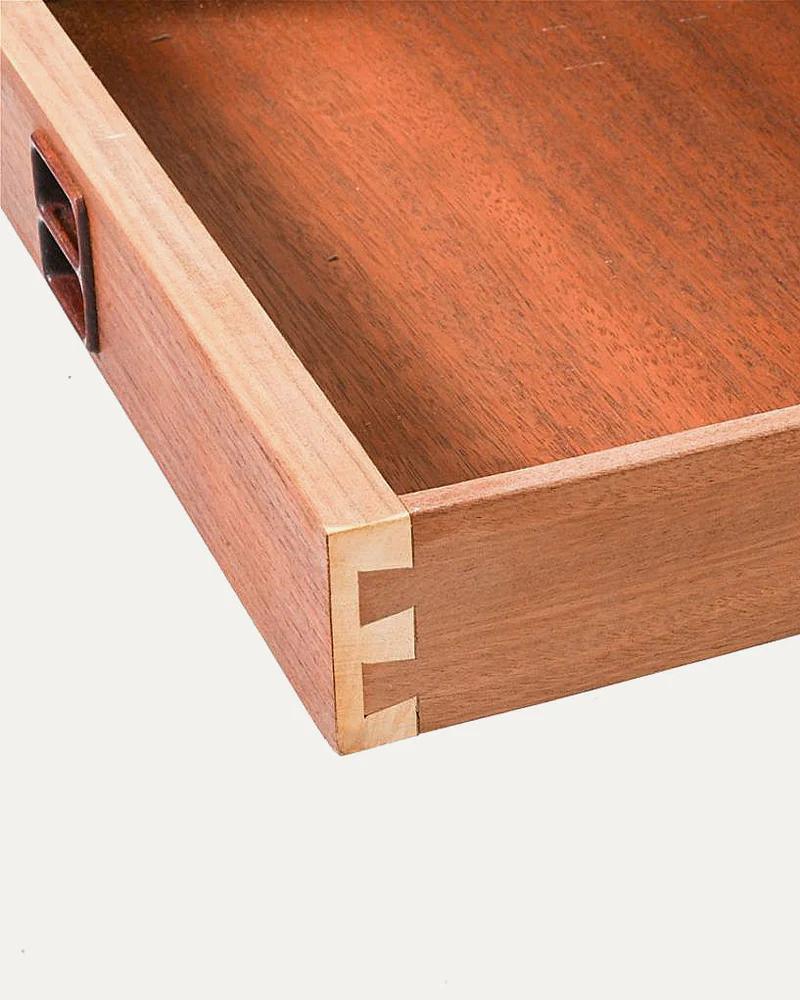 Mesa baja sobredimensionada de teca Edmund Jorgensen Danés en venta