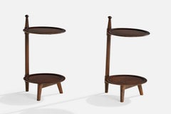 Edmund Jørgensen, End Tables, Wood, Denmark, 1950s