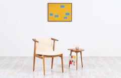 Table d'appoint Edmund Jørgensen "Gorm" avec plateau à cigares & Porte-livres