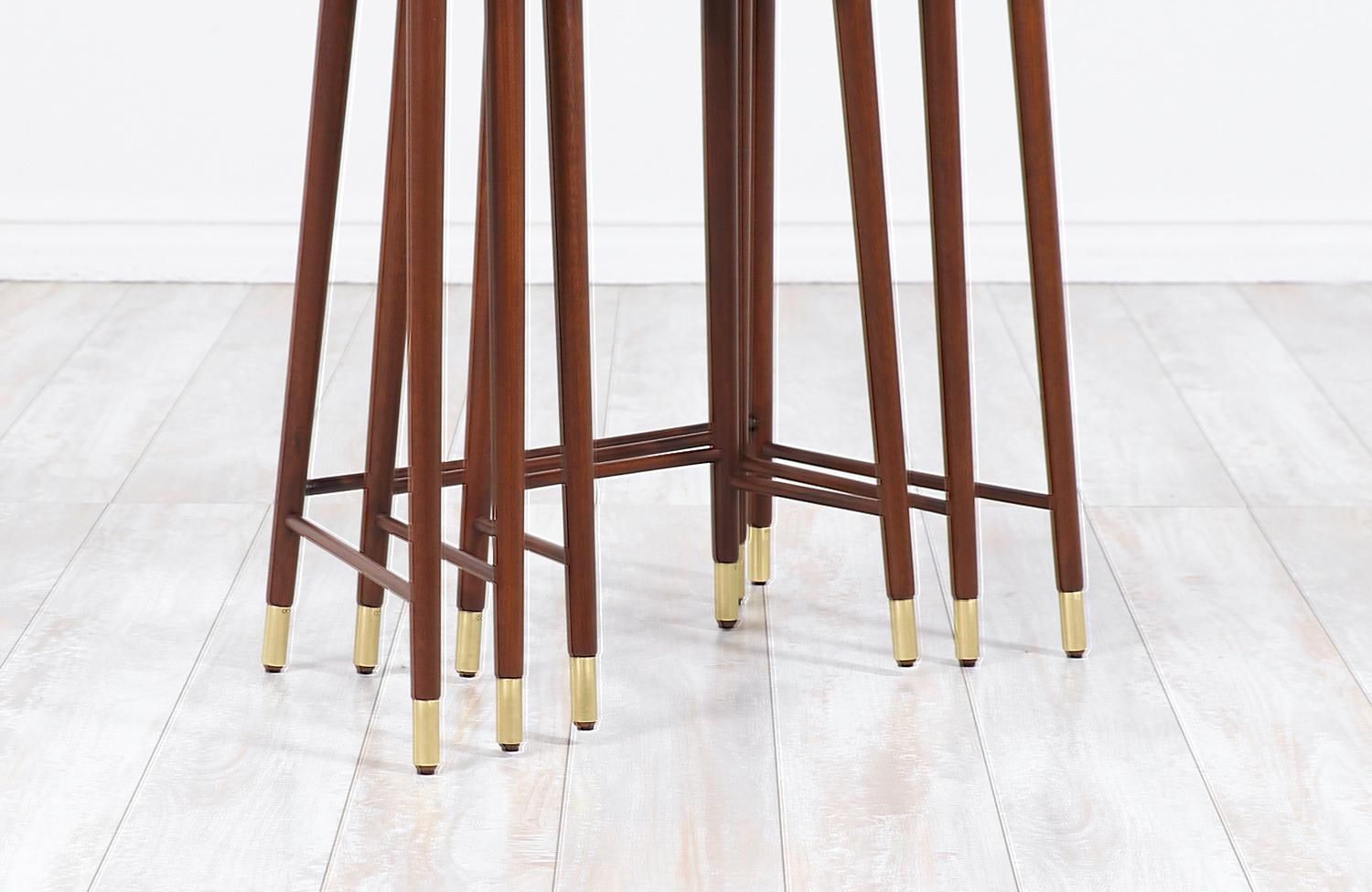 Edmund Jørgensen Kidney Style Nesting Tables for Møbelfabriken Gorm 2