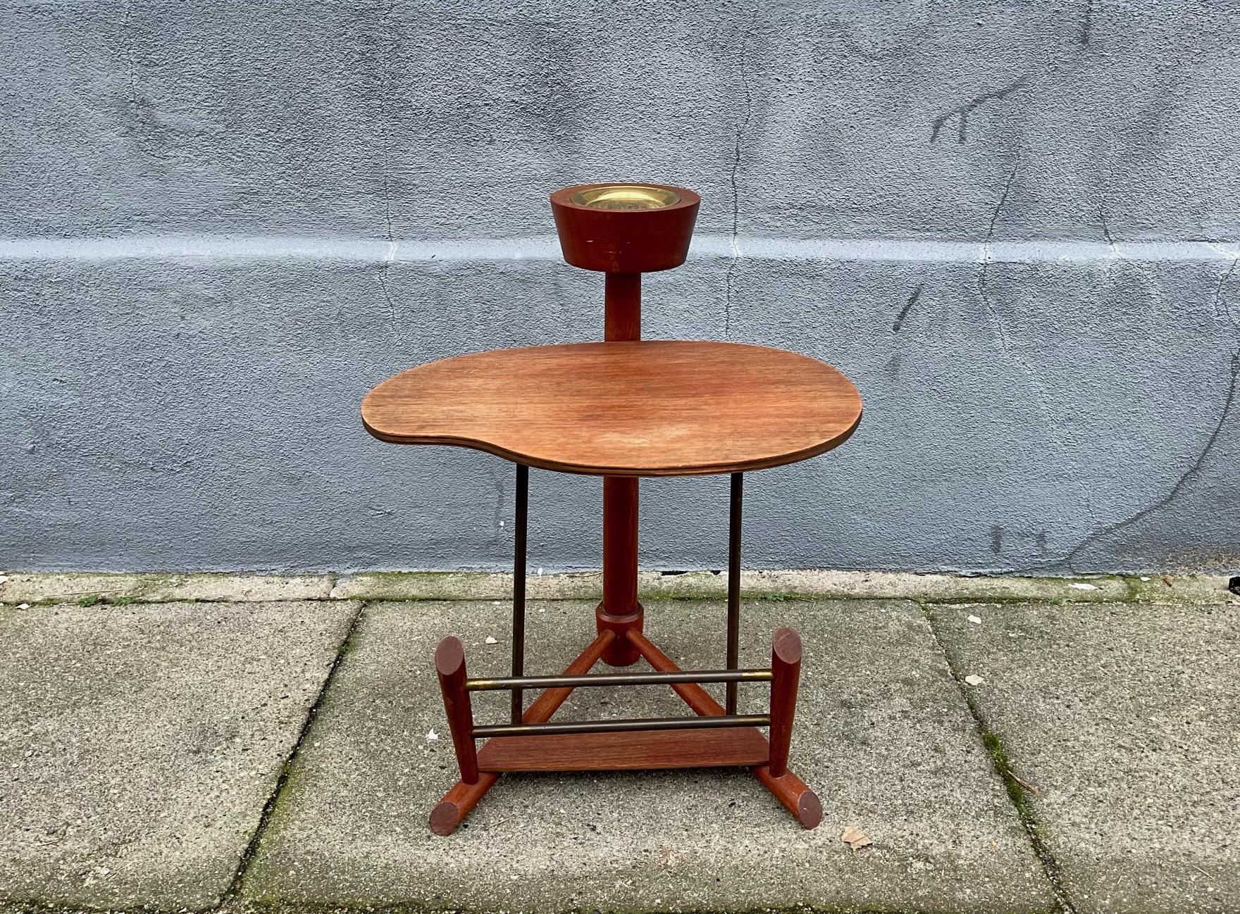 Edmund Jørgensen Smokers Side Table in Teak, 1960s 3