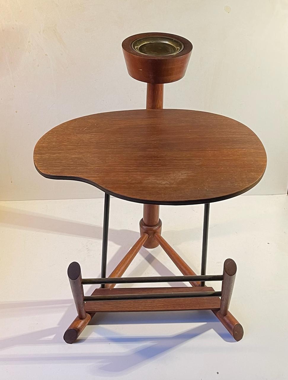 Edmund Jørgensen Smokers Side Table in Teak, 1960s 1