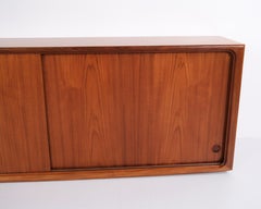Edmund Jørgensen Teakholz-Sideboard mit Schiebetüren, 1960er Jahre