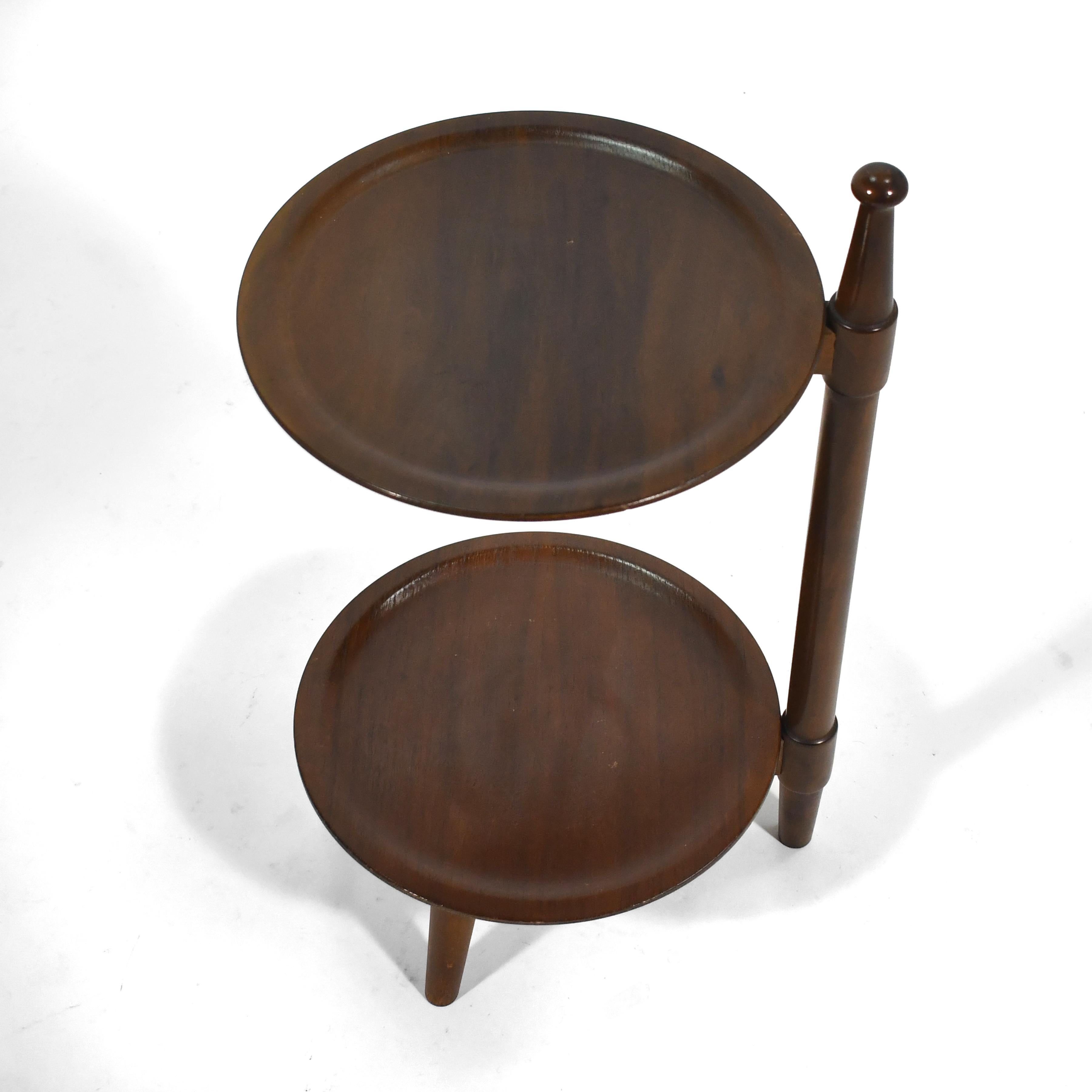 Edmund Jørgensen Two-tiered Side Table/ Plant Stand For Sale 1