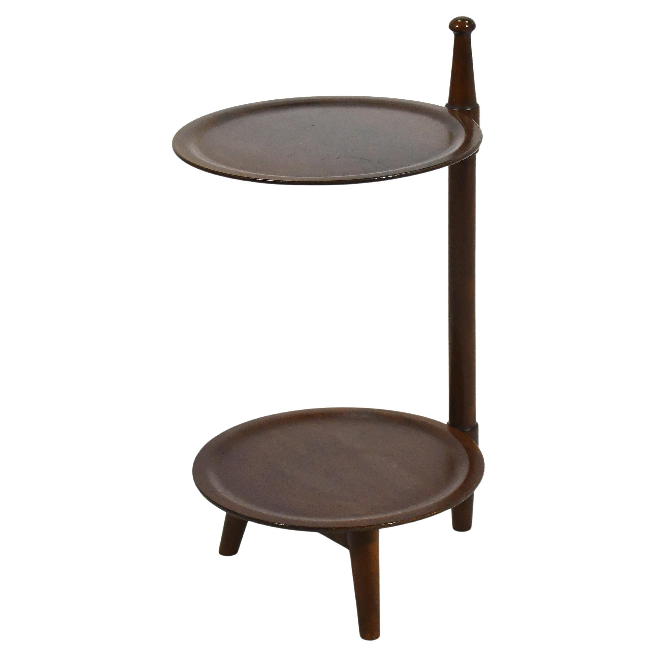Edmund Jørgensen Two-tiered Side Table/ Plant Stand For Sale