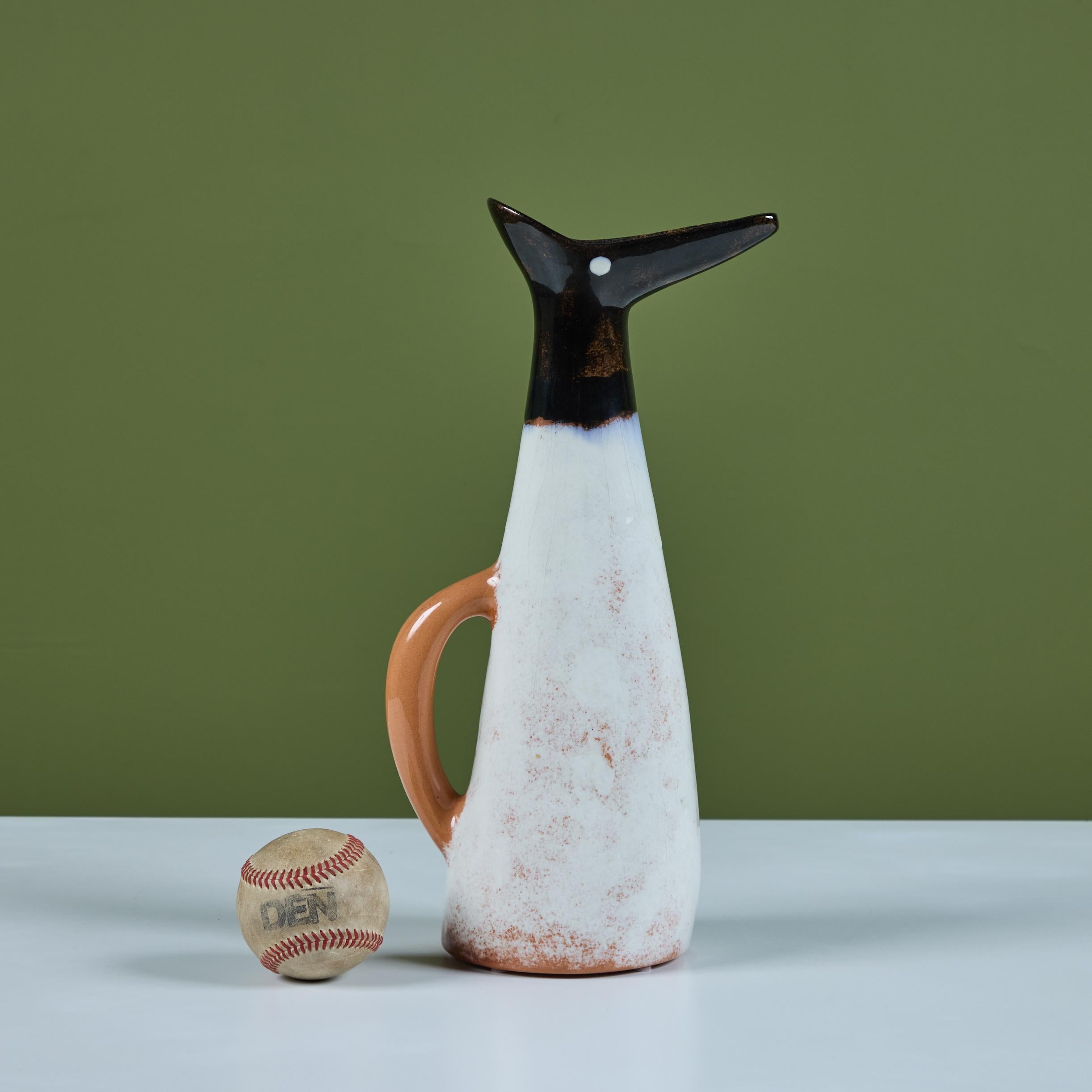 Mid-Century Modern Edmund Ronaky Sea Bird Pitcher