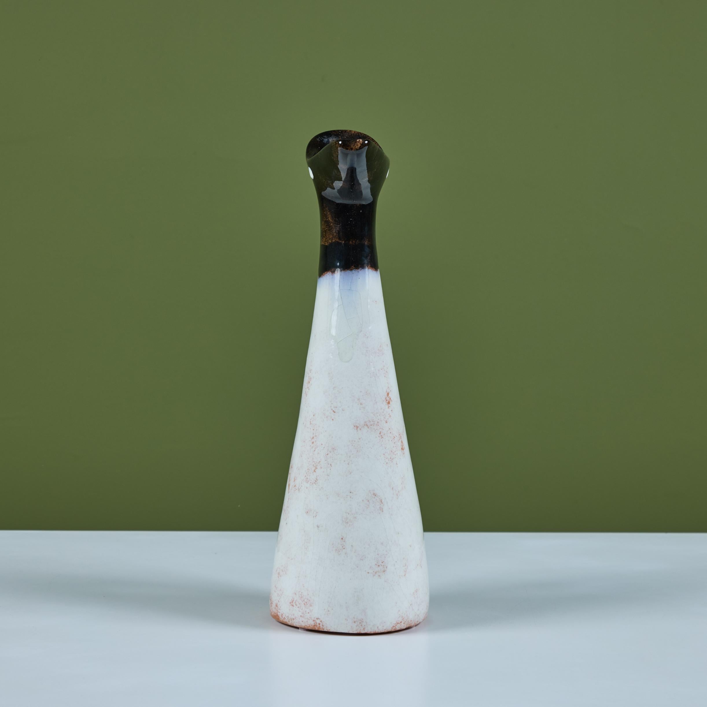Glazed Edmund Ronaky Sea Bird Pitcher