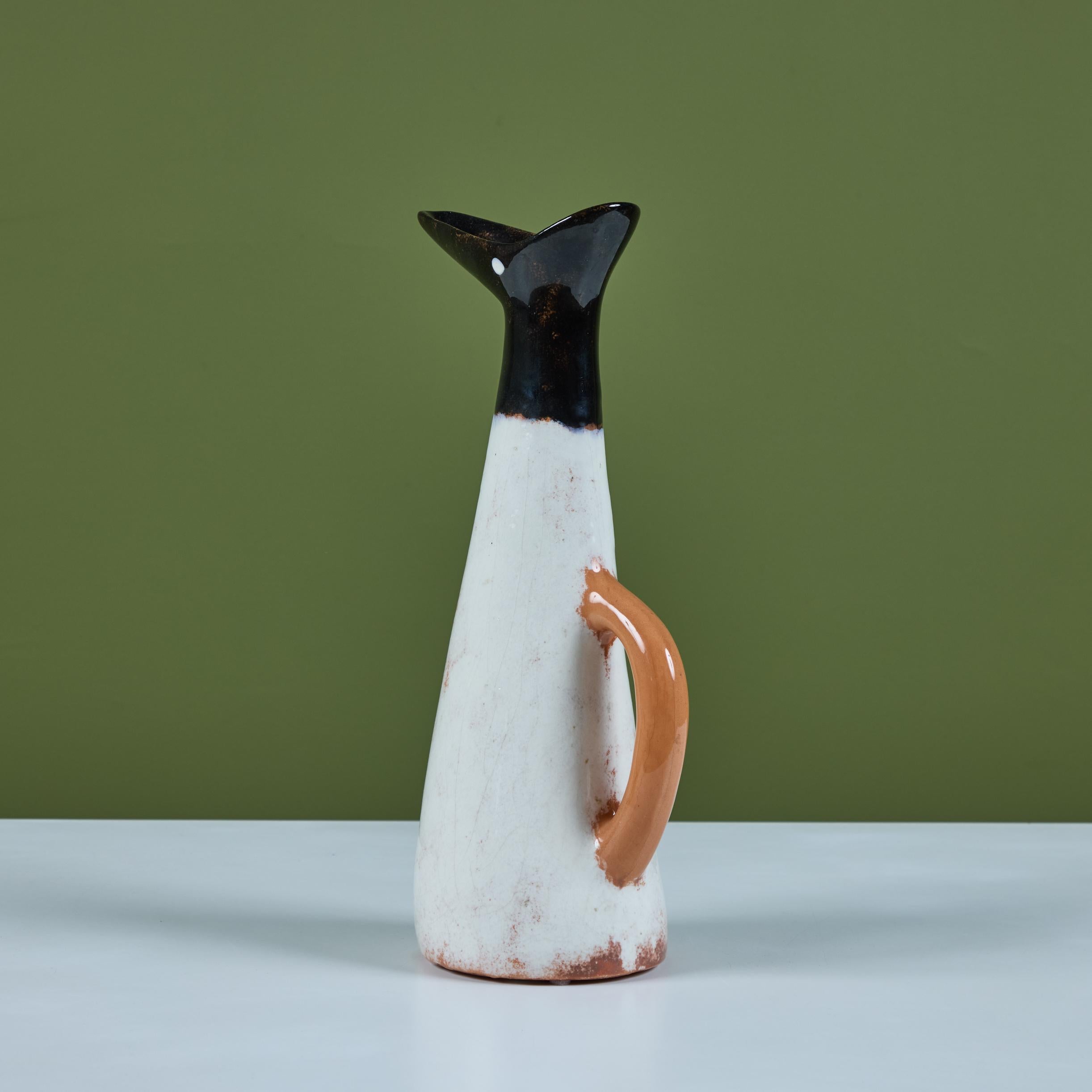 Ceramic Edmund Ronaky Sea Bird Pitcher