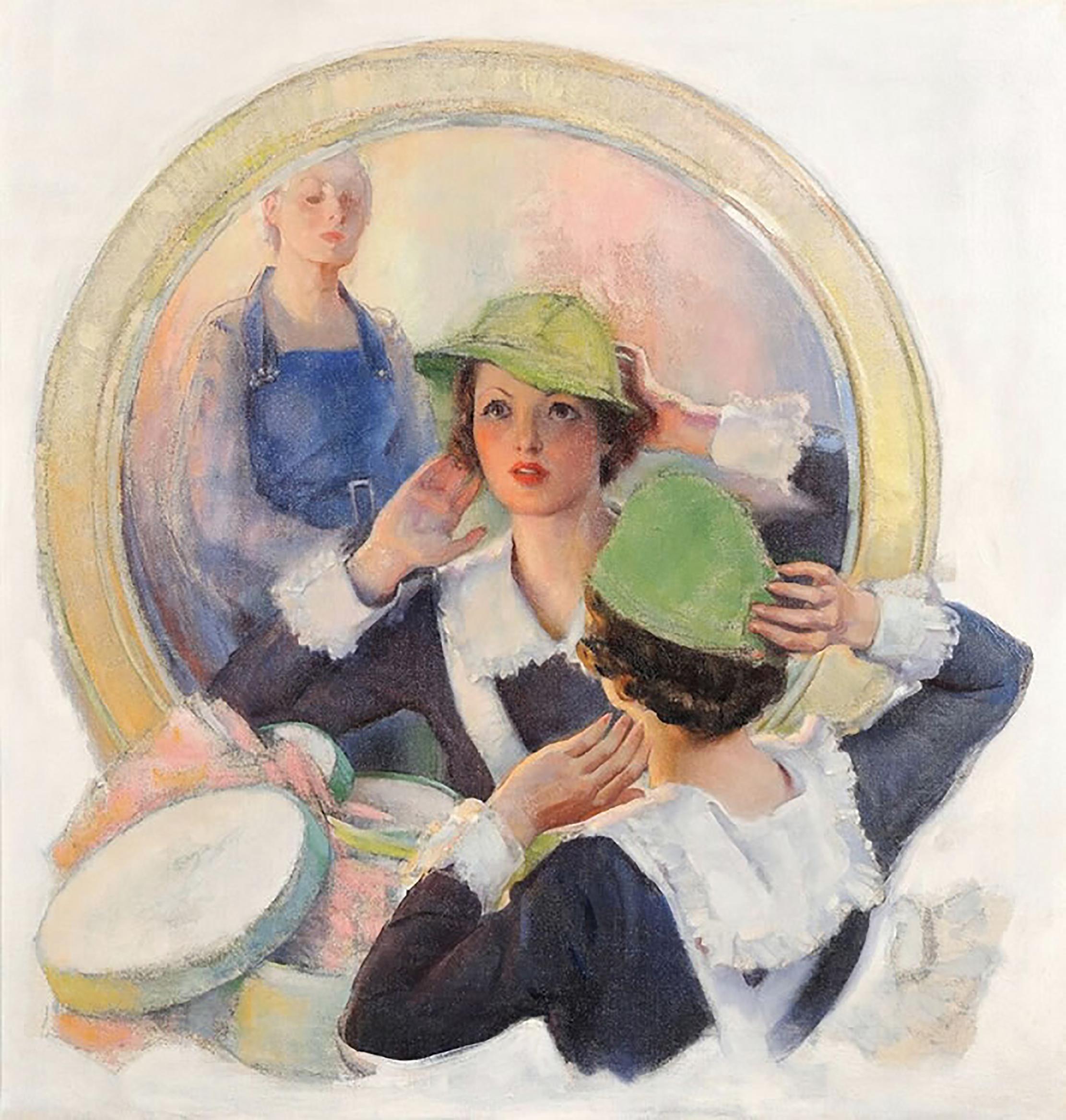 Figurative Painting di Edmund Ward - Colto in flagrante