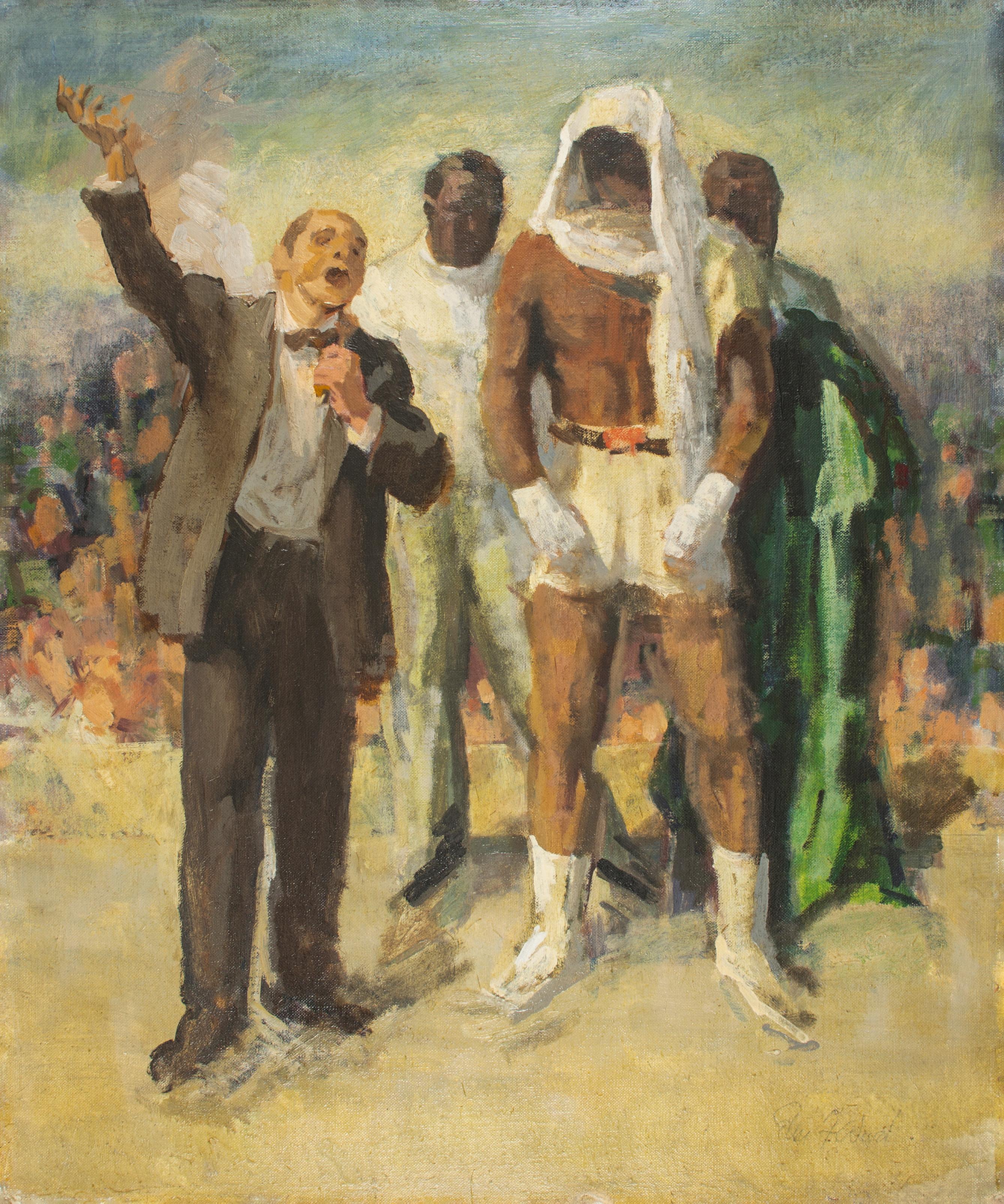 Muhammed Ali - Painting de Edmund Ward