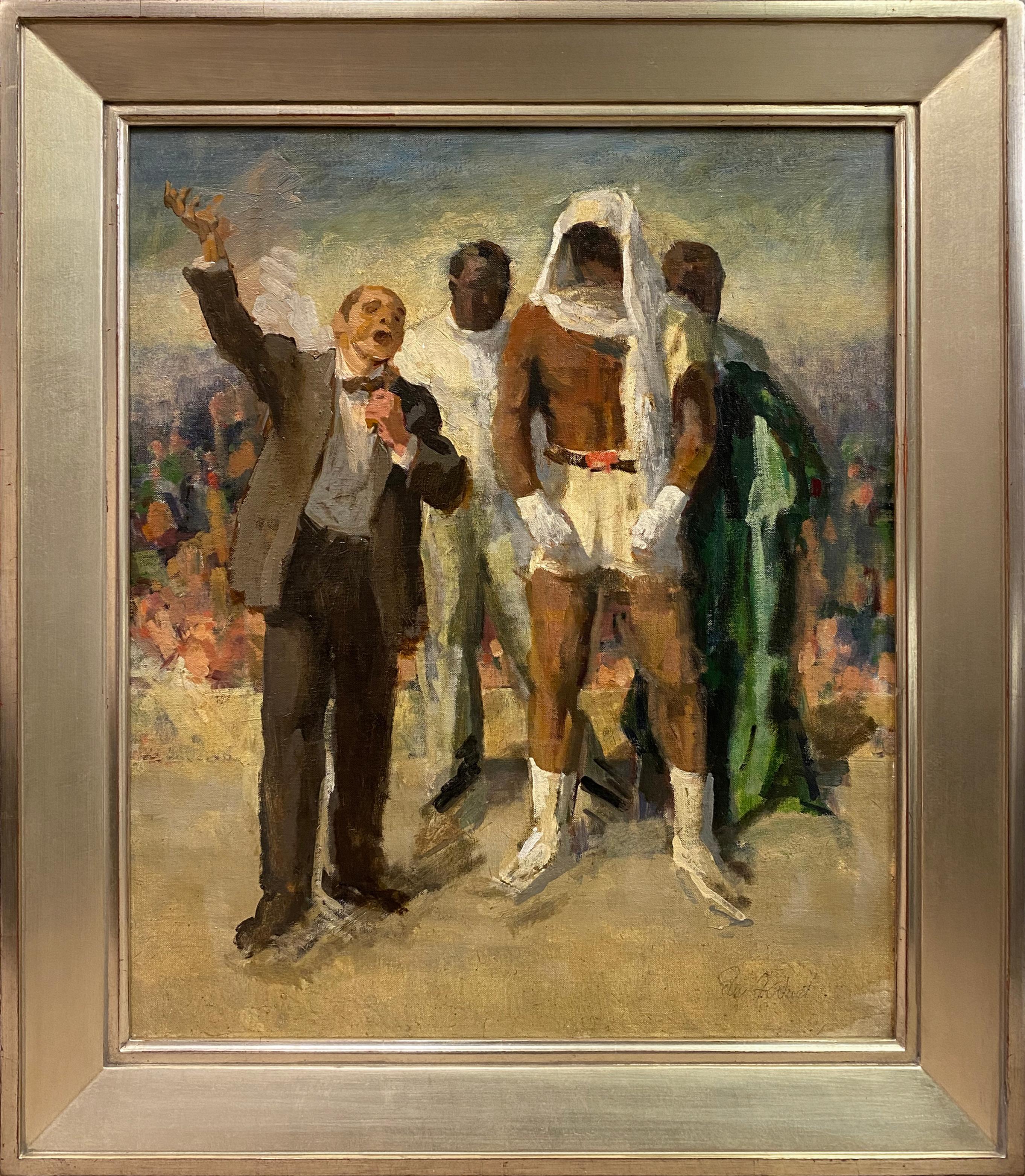 Edmund Ward Figurative Painting – Muhammed Ali