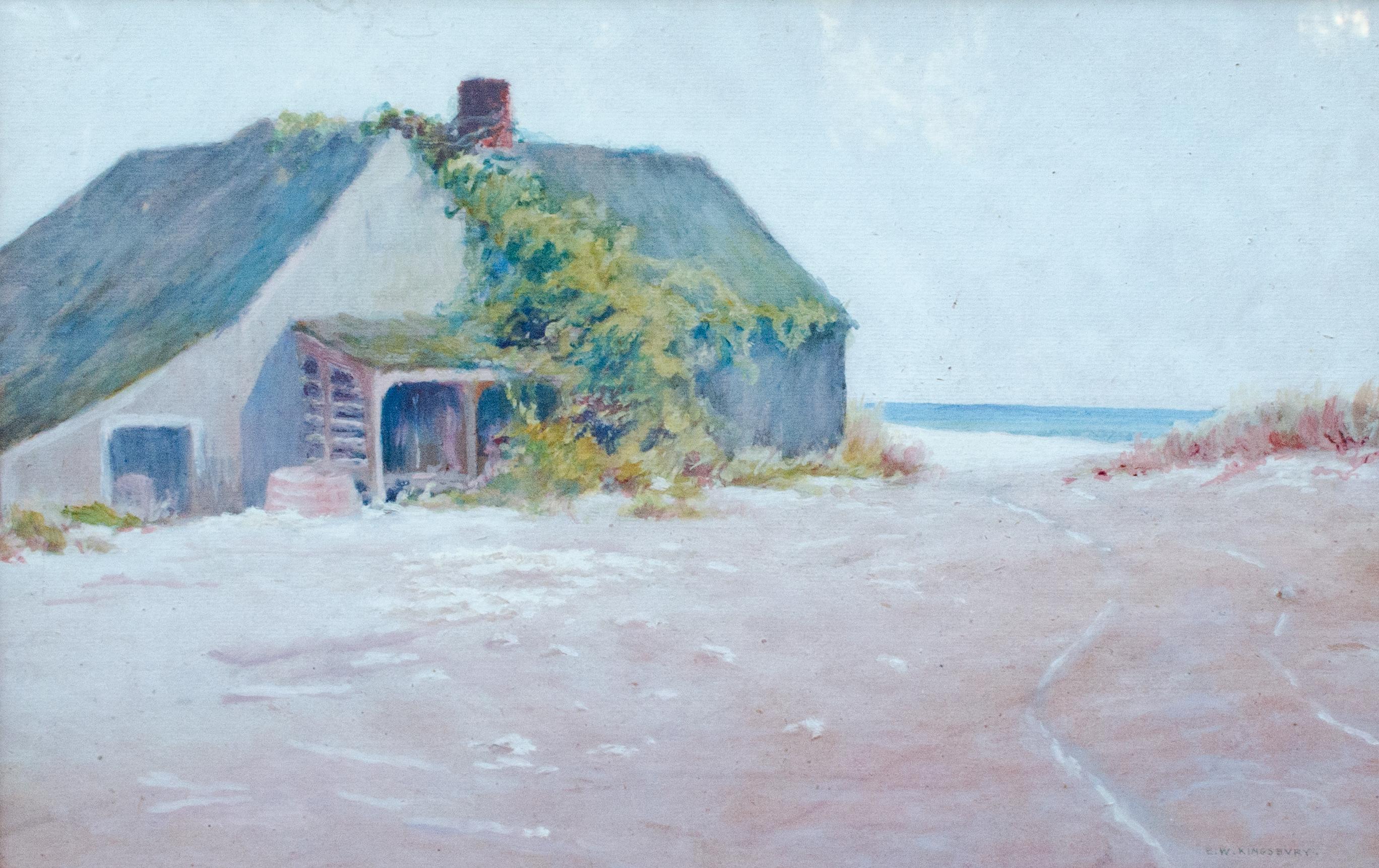 Maine Coastal Landscape by E.W. Kingsbury, c. 1920s - Painting by Edmund Winchester Kingsbury
