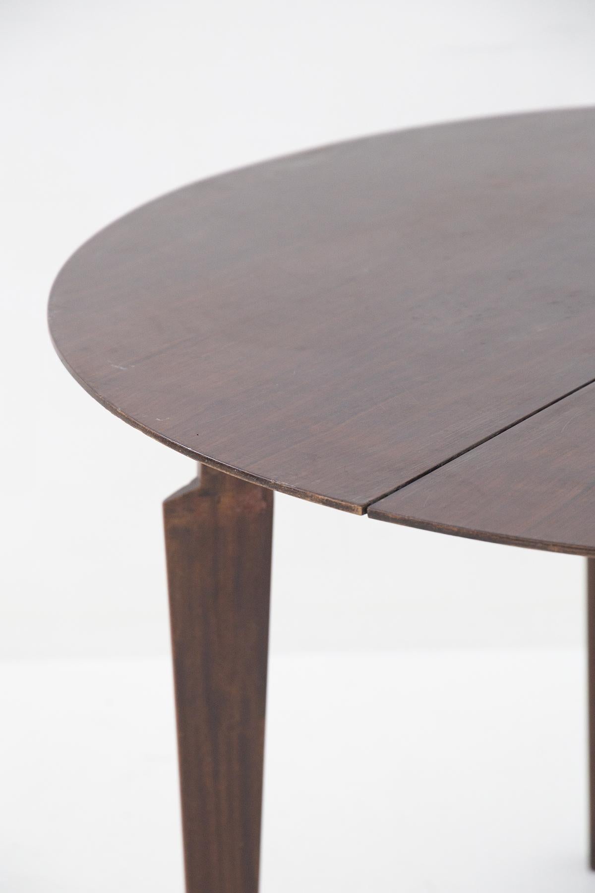 Italian Edmundo Palutari Mid-Century Table in Wood For Sale