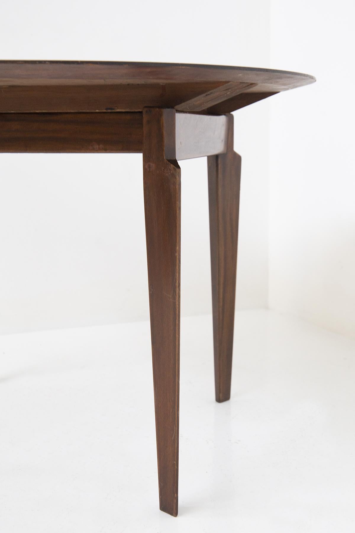 Mid-20th Century Edmundo Palutari Mid-Century Table in Wood For Sale