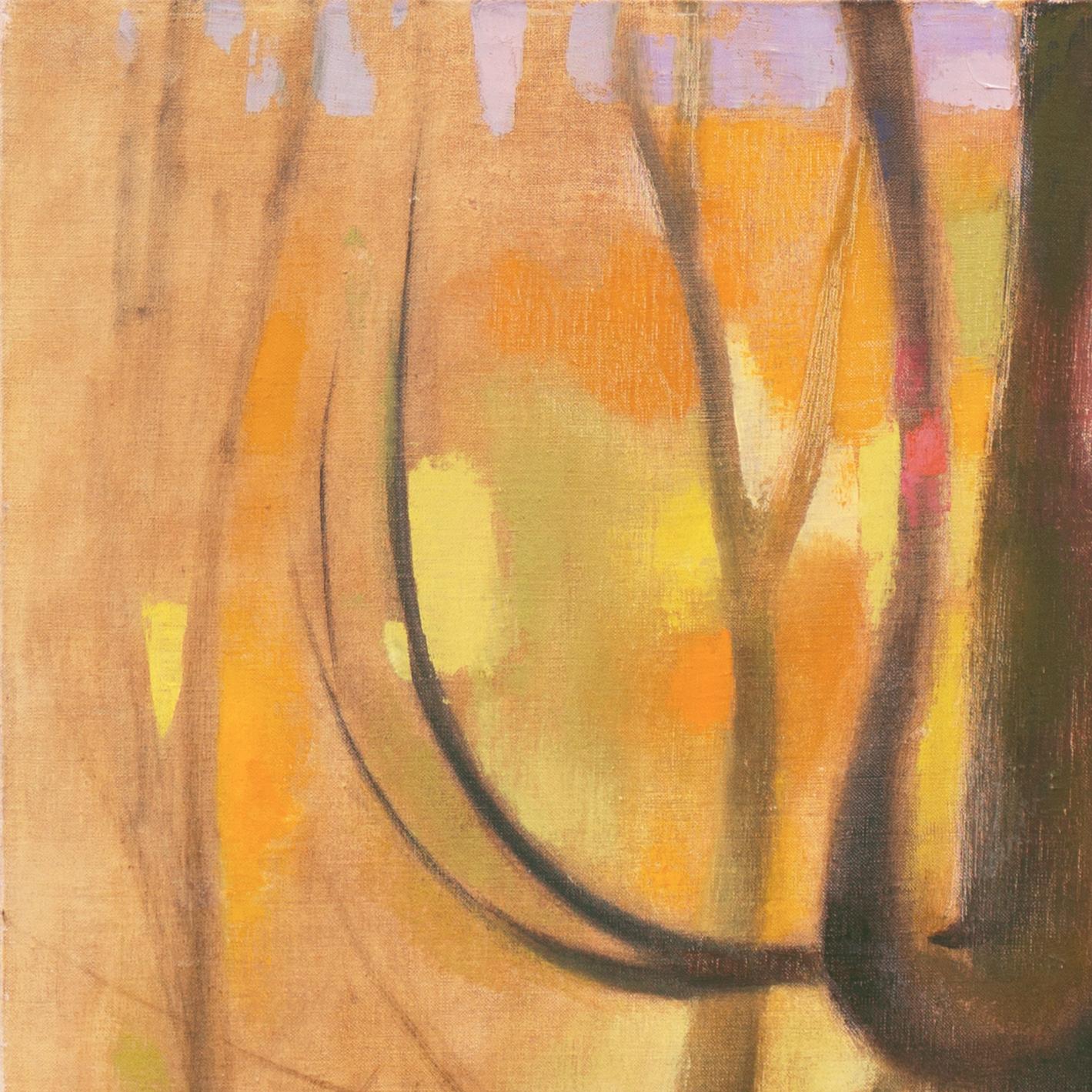 „Bäume bei Sonnenuntergang“, großes Ölgemälde, Philadelphia Museum, Yale, PAFA Op-Ed Frau Künstlerin, PAFA im Angebot 1