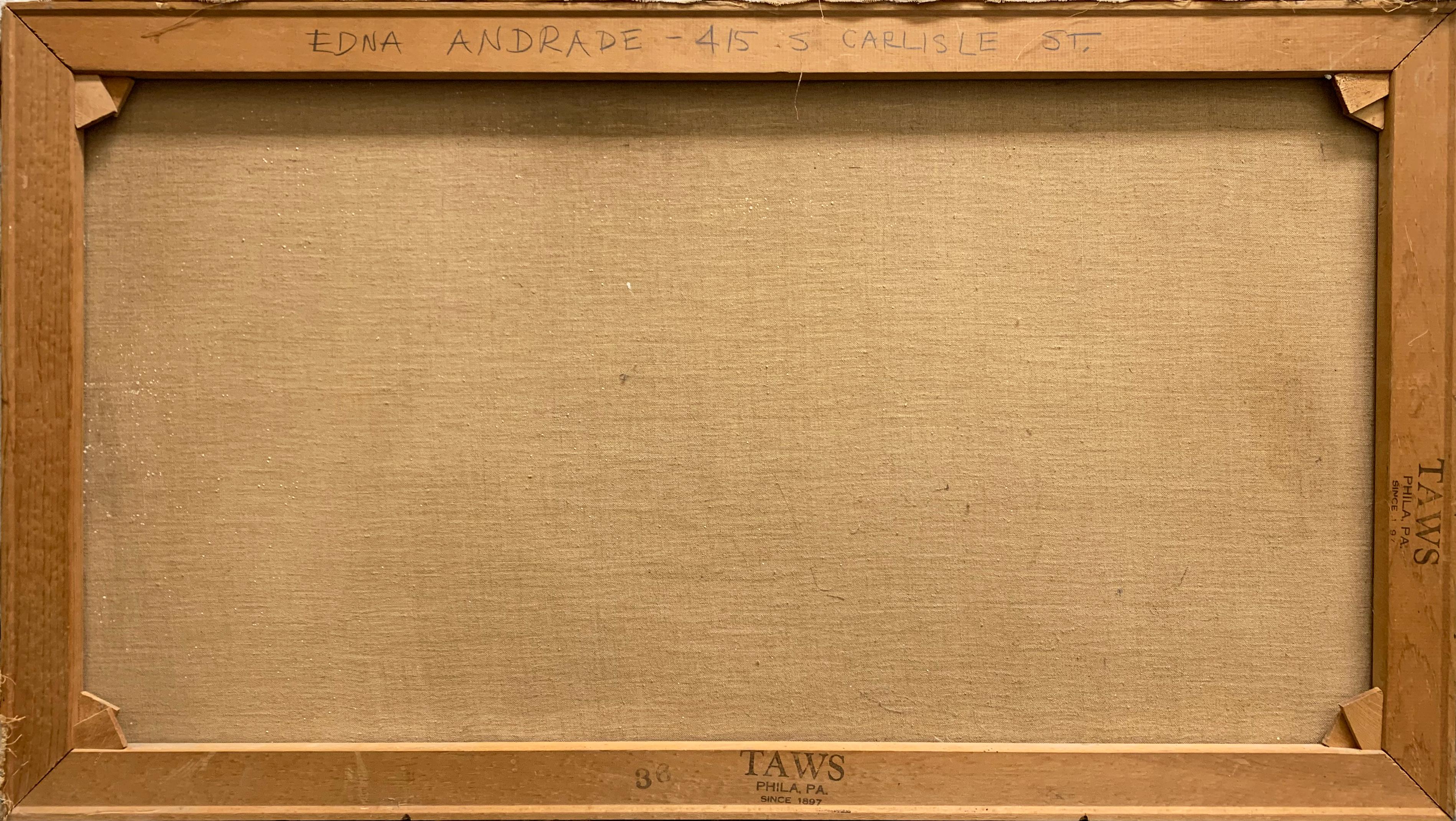 „Bäume bei Sonnenuntergang“, großes Ölgemälde, Philadelphia Museum, Yale, PAFA Op-Ed Frau Künstlerin, PAFA im Angebot 3