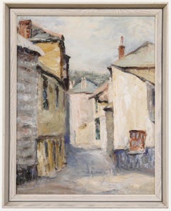 Edna D. Bridge (1900-1982) - Newlyn School Oil, Through the Narrows