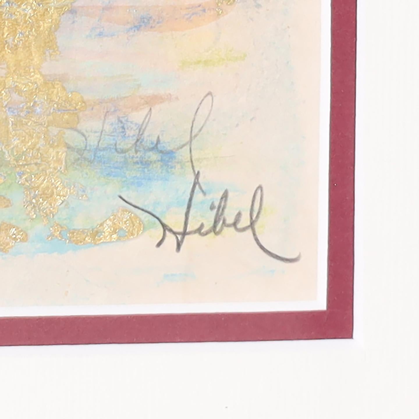 Edna Hibel Litografía mejorada de Venecia en venta 6