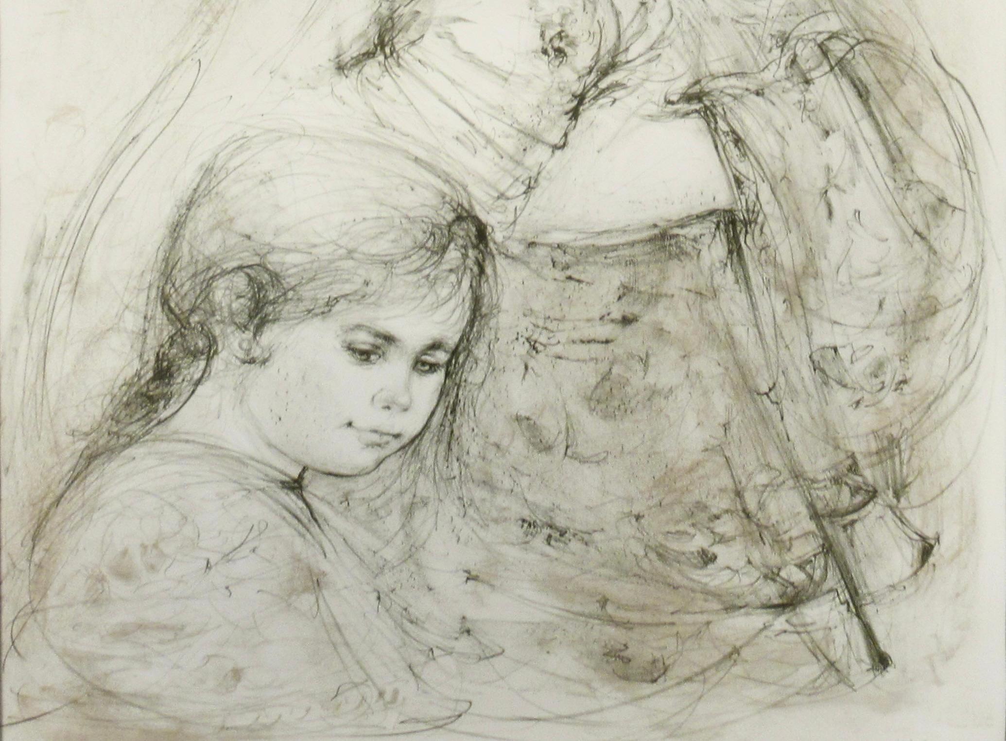 edna hibel lithograph