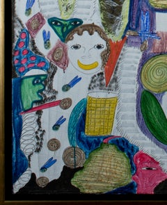 'Carnival' oil on canvas, signed and dated lower right