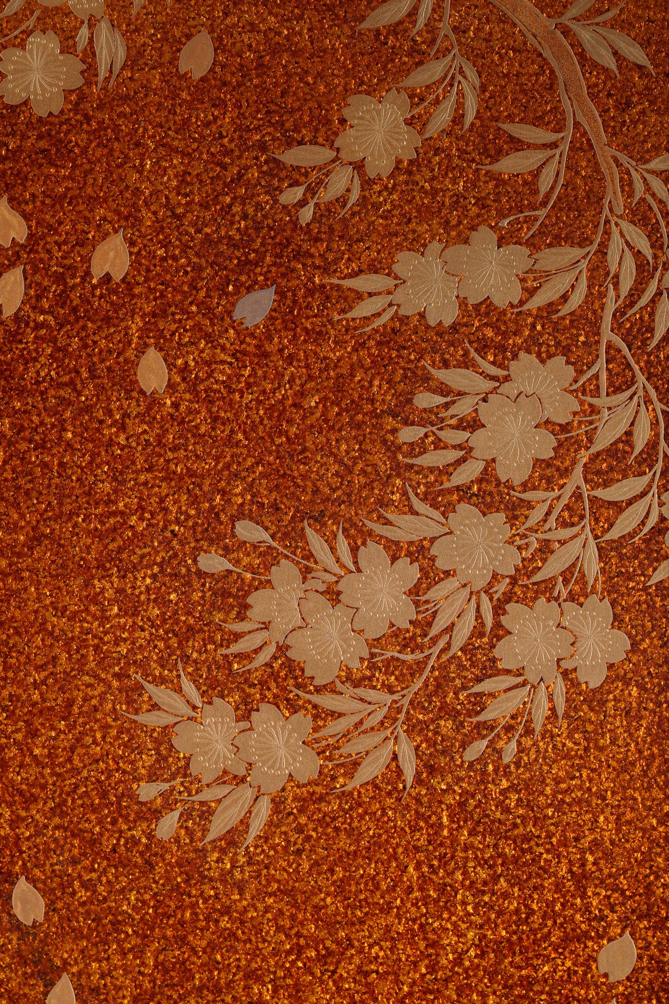 Edo-Goldlack-Schreibkasten mit Samurai-Krieger, Makie Suzuribako im Angebot 2