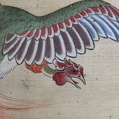 Edo-Meiji Phoenix Birds Screen