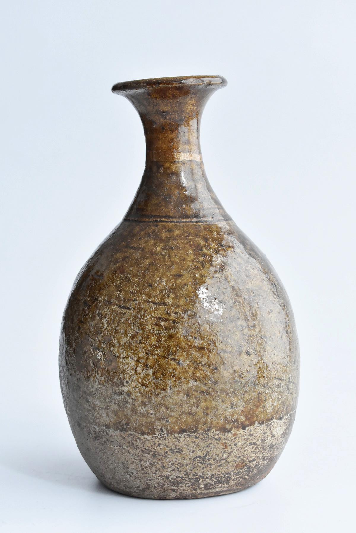 Hand-Crafted Edo Period '1600s' Japanese Sake Bottle 