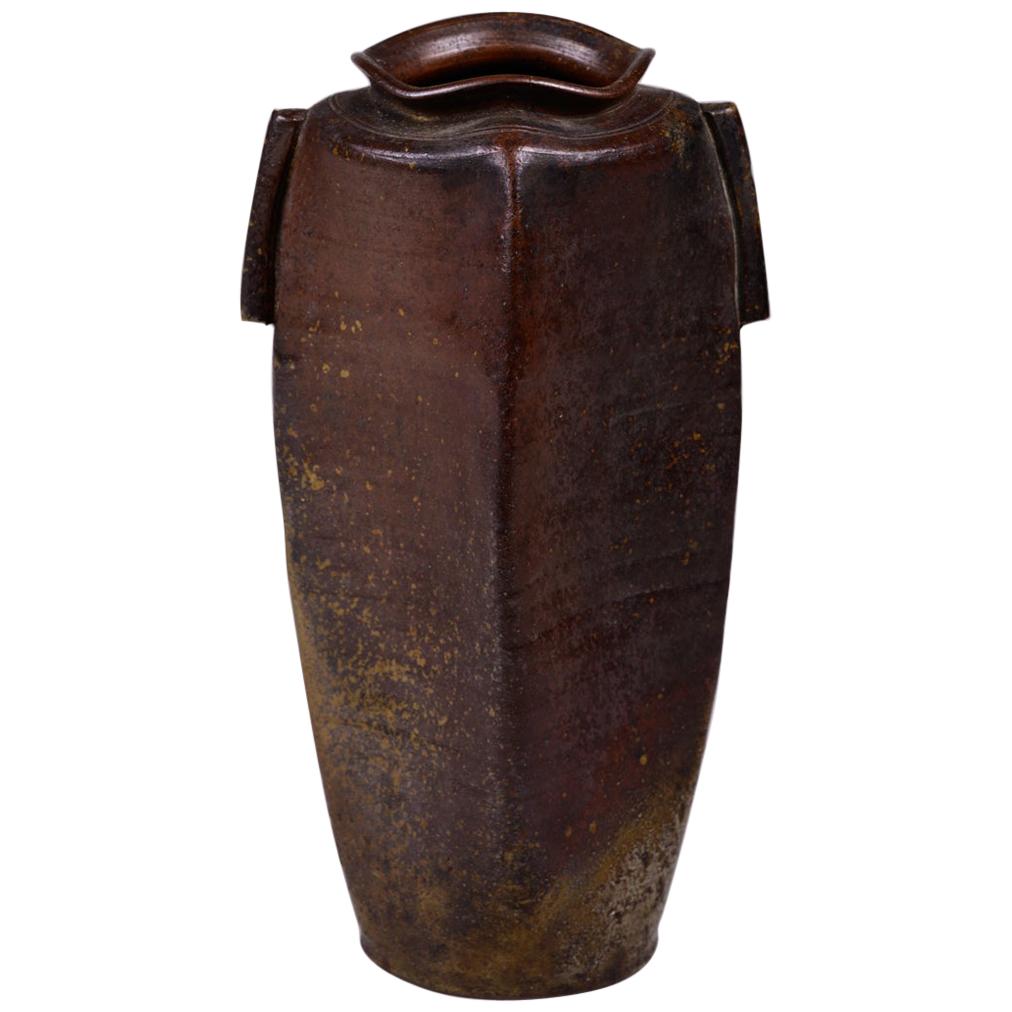 Bizen-Vase aus der Edo-Periode