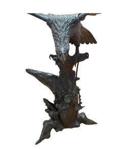 Edo Period Bronze Eagle