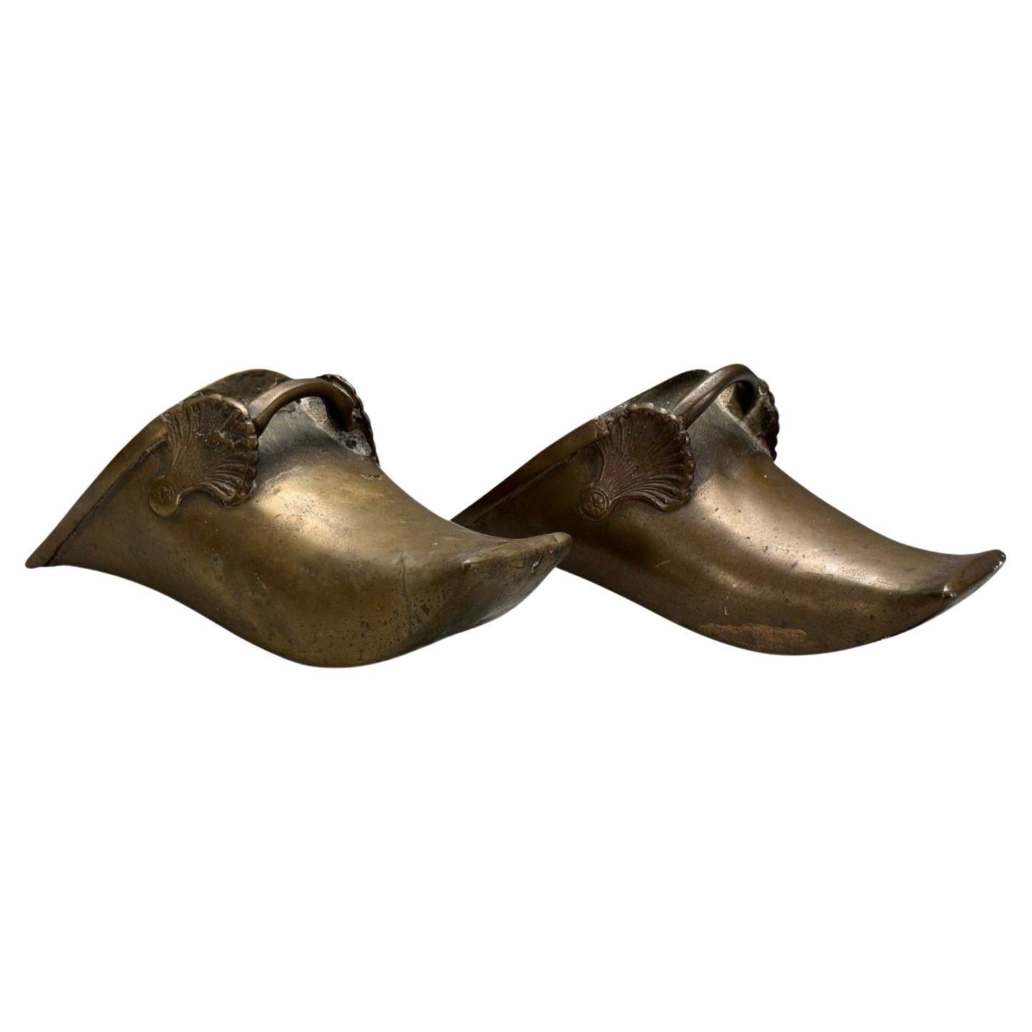 Edo Period, Bronze Japanese Samurai Stirrups, Japan, 18th c.