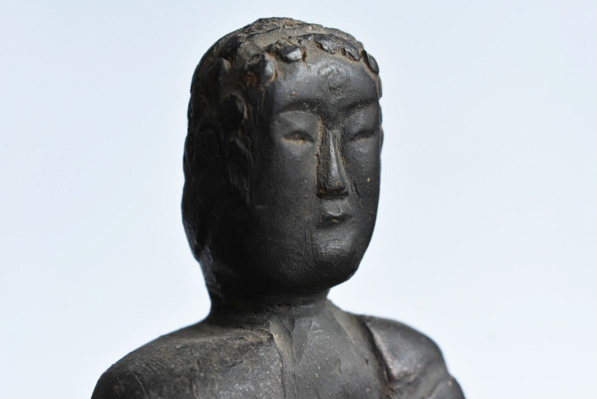 Edo Period in Japan Wooden Buddha Statue / Wood Carving Buddha / 1750-1850 In Good Condition For Sale In Sammu-shi, Chiba