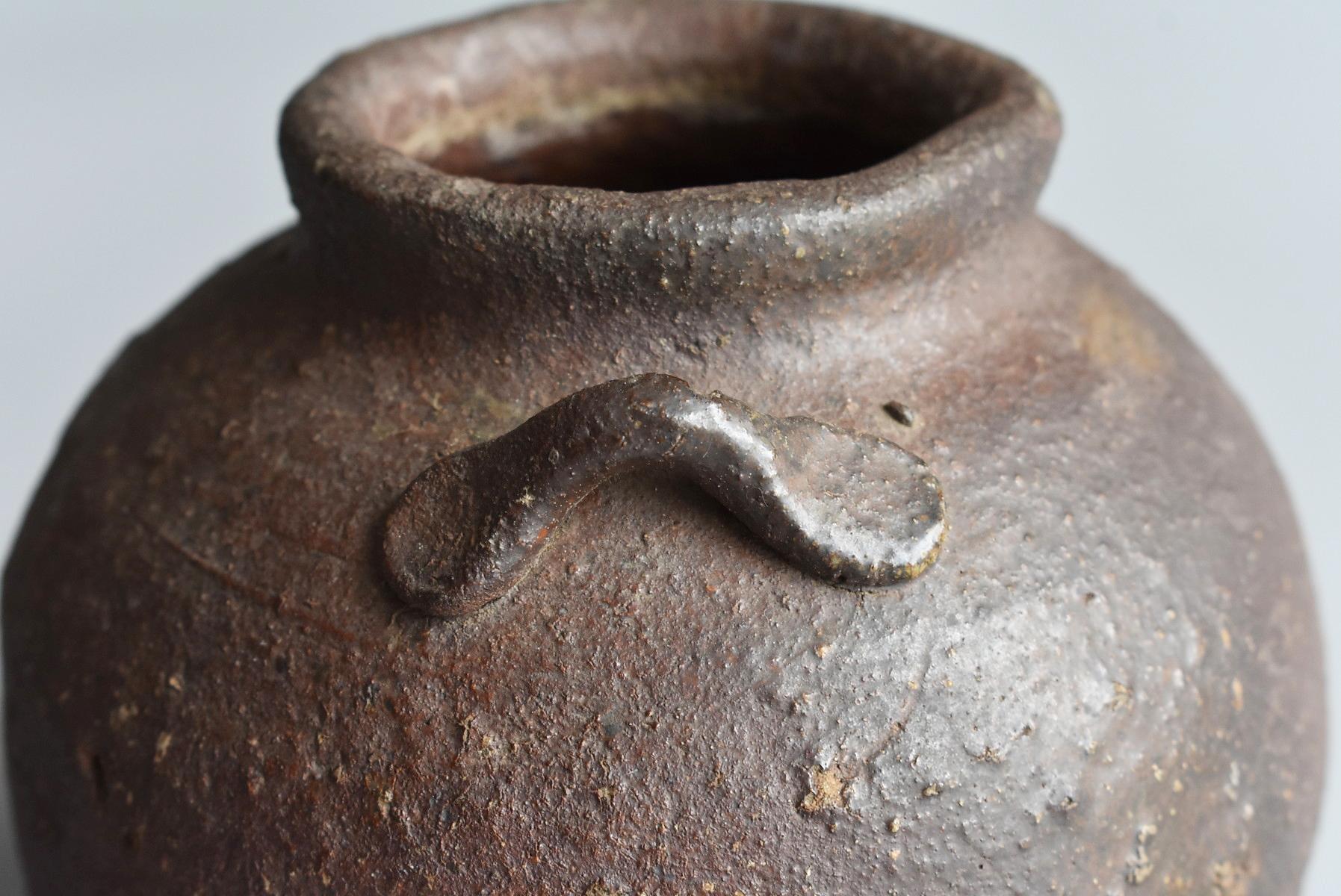 Edo Period Japanese Old Small Jar 