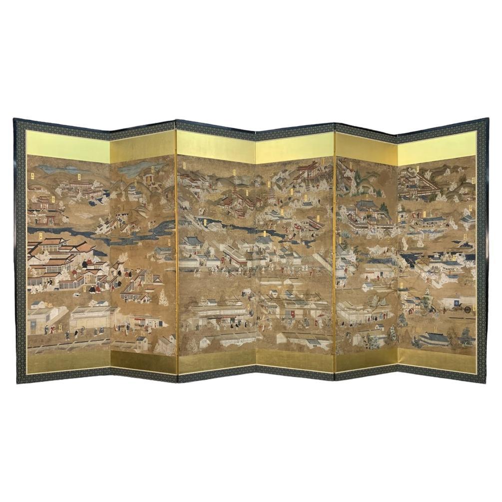 Kyoto-Raumteiler aus der Edo-Zeit (2/2) im Angebot
