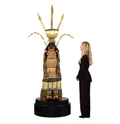 Edo-period Orange-Laced Samurai Suit