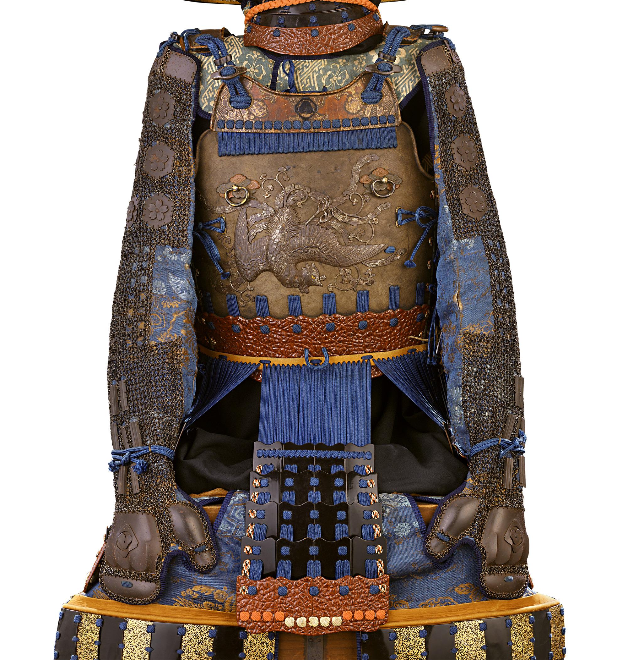 Copper Edo Period Samurai Suit