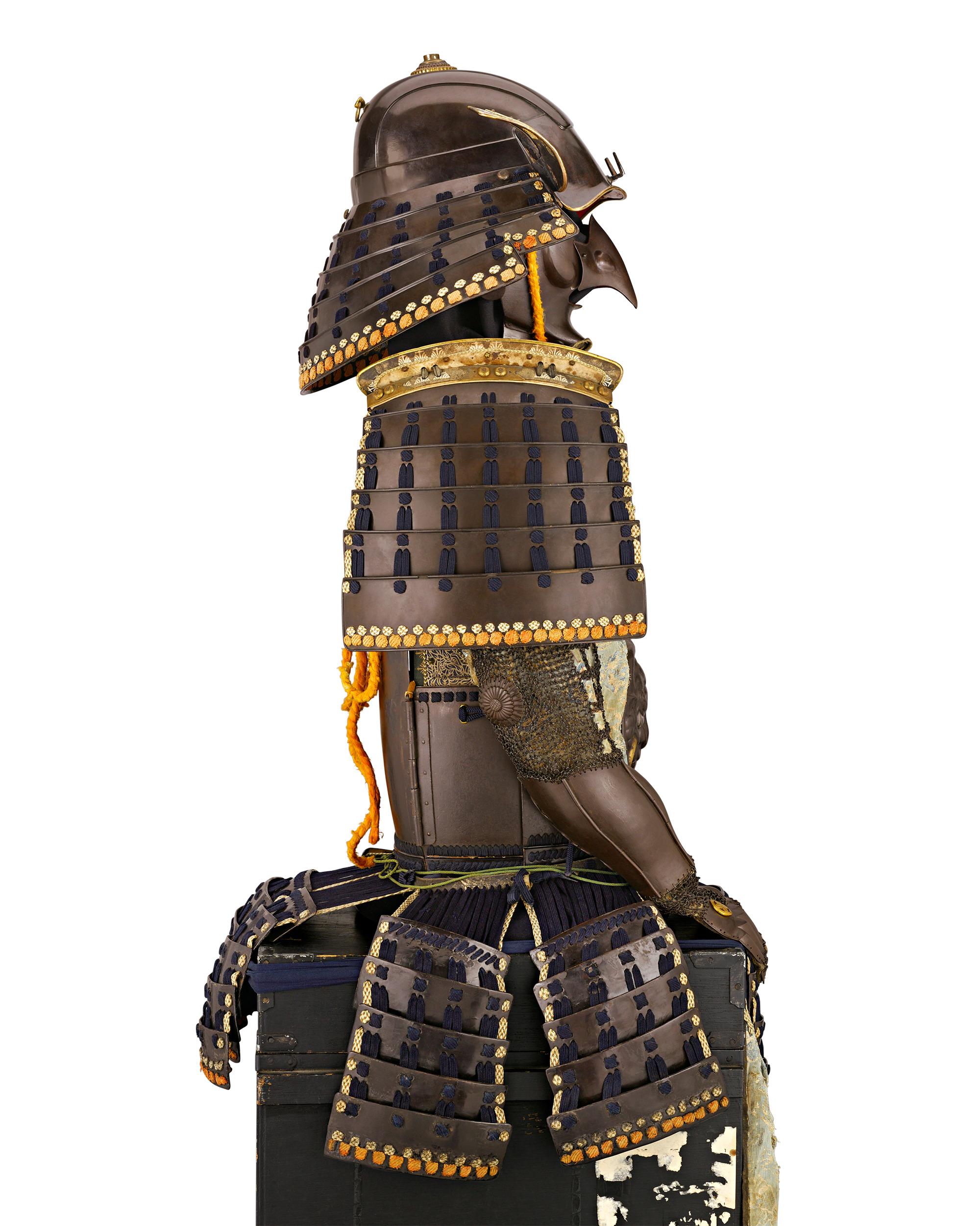Costume d'armure de Samurai d'époque Edo en vente 3