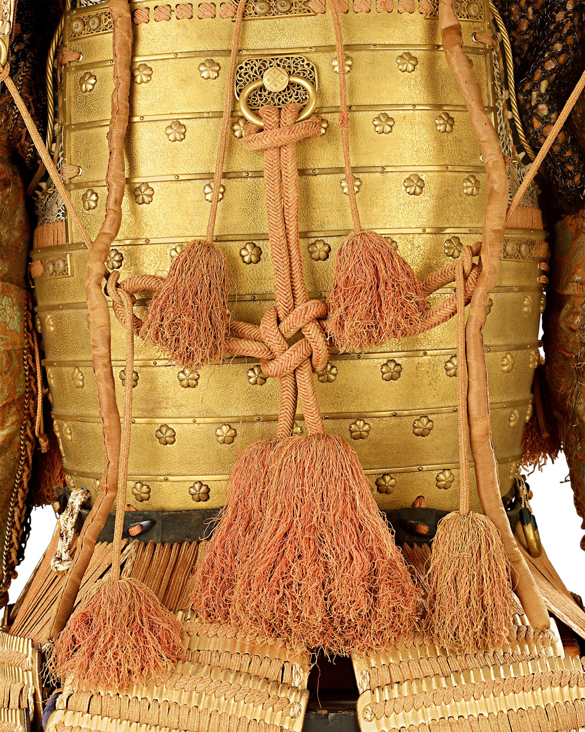 Copper Edo Period Samurai Suit Of Armor