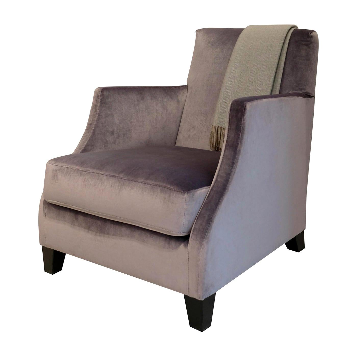 Edo Purple Armchair For Sale at 1stdibs