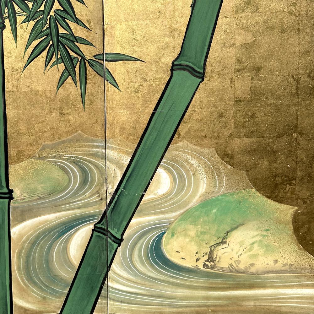 Japanese Edo Tiger Screens by Tosa Mitsusada For Sale