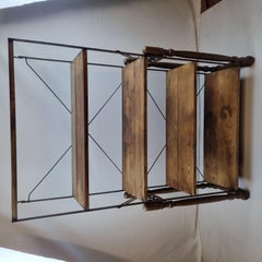 Edoardian Iron and Wood Etagere-Table