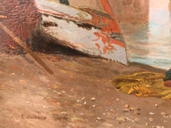 Mermaids. Edoardo Dalbono 19th Century, Italian Figurative & Landscape Painting