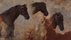 Study of Three Horses